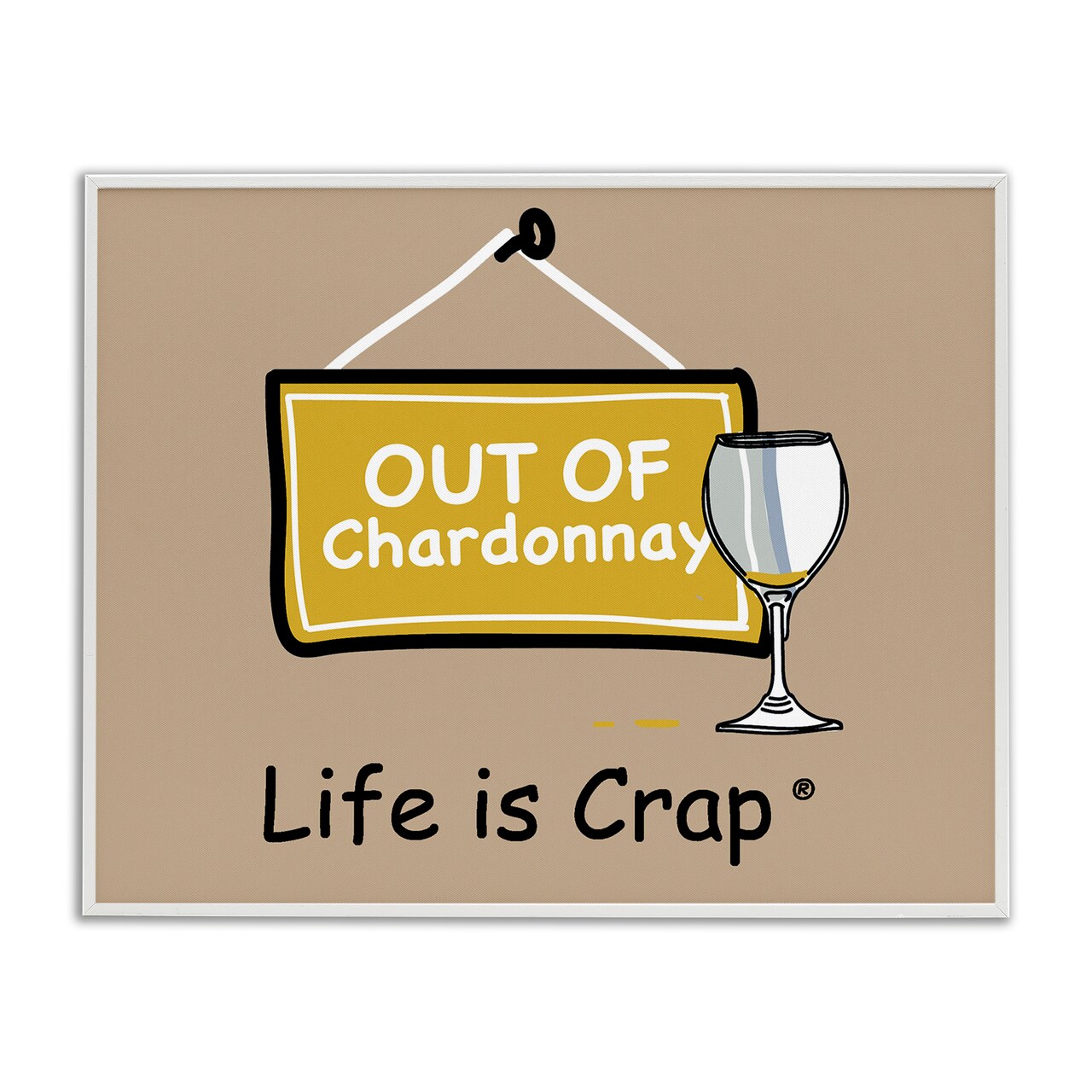 Stupell Industries Out Of Chardonnay Framed Giclee Wall Art Design by LIC